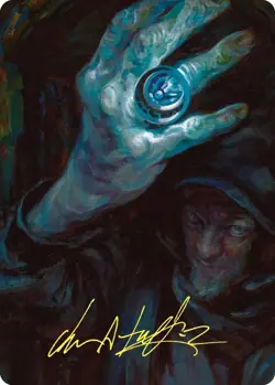 1 x Arcane Signet Art Card - Gold-Stamped Signature - Art Series: Commander Mast - Image 1