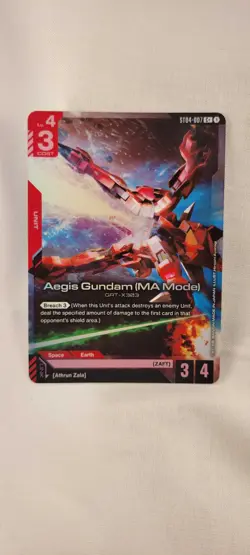 Gundam TCG Aegis Gundam (MA Mode) ST04-007 C+ Near Mint English Single Card! - Image 1