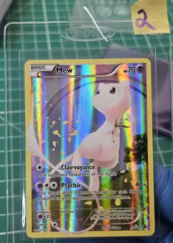 Mew XY110 XY Black Star Promo Holo Foil Pokemon TCG Card - Image 1