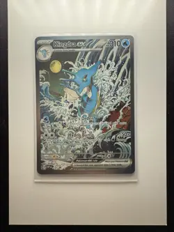 Pokemon Kingdra ex 131 Scarlet & Violet Promo Full Art Holo Card English 2024 - Image 1