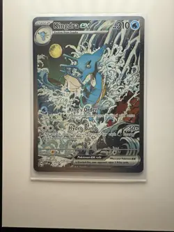 Pokemon Kingdra ex 131 Scarlet & Violet Promo Full Art Holo Card English 2024 - Image 2
