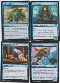 BLUE CREATURE DECK 40 CARDS N-MINT MTG MAGIC UNPLAYED H-56 - Image 1