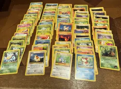 LOT OF 250 POKEMON WOTC CARDS NON-HOLO BASE JUNGLE FOSSIL GYM ROCKET - Image 4