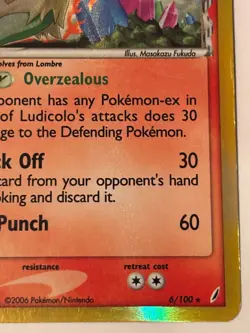 Ludicolo (Delta Species) Crystal Guardians 6/100 Reverse Holo Pokemon Card MP - Image 4