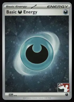 Pokemon Basic Darkness Energy - (Cosmos Holo) 015 Prize Pack Series Cards - NM - Image 1