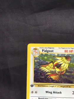 Pokemon Cards: Jungle 1st Edition Rare Holo: Pidgeot 8/64 - Image 3