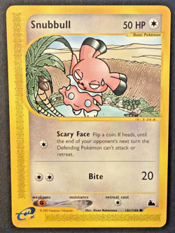 Pokemon Card - Snubbull Skyridge 101/144 Non Holo - LP - Image 1