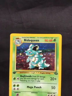 Pokemon Cards: Jungle 1st Edition Rare Holo: Nidoqueen 7/64 - Image 2