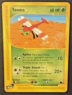 Yanma 116/144 Skyridge Set Wizards of the Coast WOTC Pokemon Cards - NM - Image 1