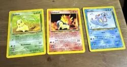 Gen 2 Starter Pokemon Cards (cyndaquil, Totodile, Chikorita) - Image 1