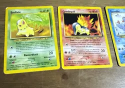 Gen 2 Starter Pokemon Cards (cyndaquil, Totodile, Chikorita) - Image 2