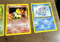 Gen 2 Starter Pokemon Cards (cyndaquil, Totodile, Chikorita) - Image 3