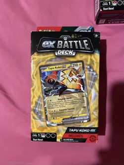 3 Piece Lot EX Battle DeckEX Battle Deck Tinkaton, Tapu Koko, Iron Leaves Cards - Image 2