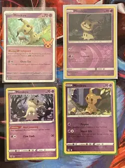Mimikyu Pokemon Card Lot | 4-Card Lot | Regular | NM-LP (MK1) - Image 1