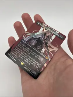 Magic the Gathering Final Fantasy Sephiroth Fabled Soldier Borderless Foil 0382 - Image 3