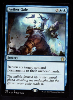 Aether Gale 113 Non Foil Rare Commander 2021 MTG Near Mint - Image 1