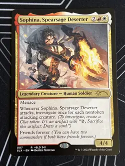 1x Sophina, Spearsage Deserter (007) Universes Within LP SLX MTG Magic x1 MKE - Image 3