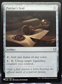 Patriar's Seal #332 The List - Battle for Baldur's Gate Regular Uncommon - Image 1
