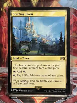 Starting Town (Non-foil) Final Fantasy 0289 Rare MTG - Image 1