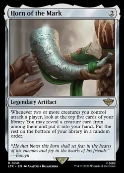 Horn of the Mark 1x MtG The Lord of the Rings SP/NM - Image 1