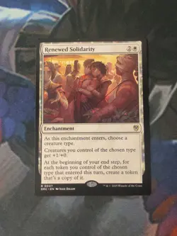 Renewing Solidarity | Aetherdrift | NM | MTG - Image 1