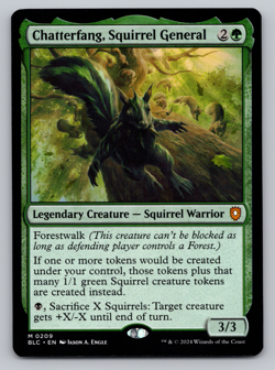 Chatterfang, Squirrel General - Commander: Bloomburrow MTG - Image 1