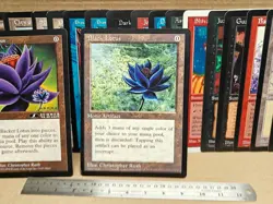 BLACK LOTUS OVERSIZED mtg duelist magazine promo cards black lotus + 27 others - Image 1