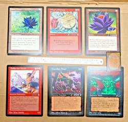 BLACK LOTUS OVERSIZED mtg duelist magazine promo cards black lotus + 27 others - Image 5