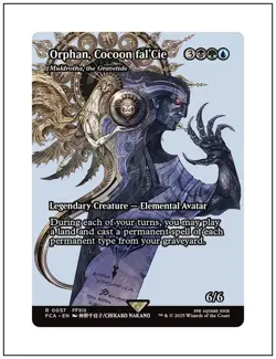 1x Orphan, Cocoon fal'Cie - Muldrotha the Gravetide, Showcase Magic MTG NM - Image 1