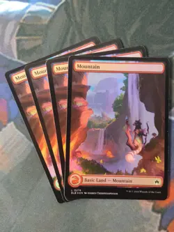 Full Art Mountain 0274 - Foil Spring x 4 | 7% Off 2+ | Bloomburrow | NM | MTG - Image 1