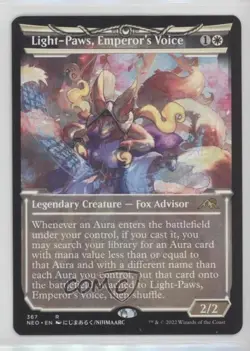 Light-Paws Emperor's Voice (Showcase) Magic: Kamigawa: Neon Dynasty NEO #367 - Image 1