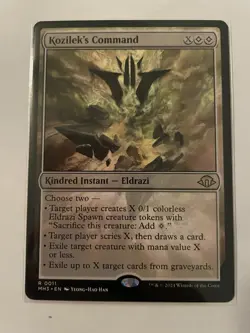 Kozilek’s Command Regular NM Modern Horizons 3 - Image 1