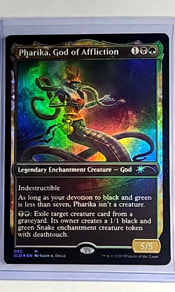 2020 MTG Magic the Gathering SLD Secret Lair Foil #82 Pharika God of Affliction - Image 1