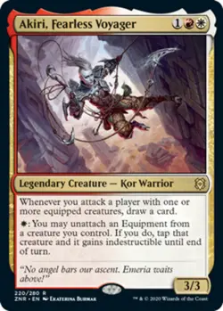 Akiri, Fearless Voyager x4 - Zendikar Rising - NM-Mint, English - Zendikar Risin - Image 1