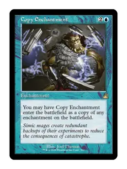 Copy Enchantment Retro Frame Ravnica Remaster Rare LP Lightly Played - Image 1