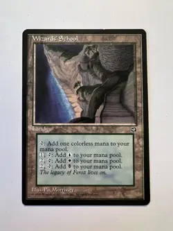 Wizards' School - MTG Homelands - NM - Image 1