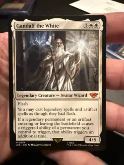 Gandalf the White Lord of the Rings Regular 19 NM - Image 1