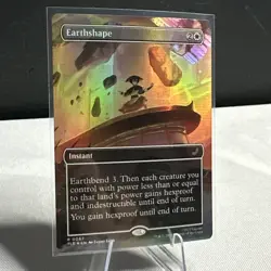 Earthshape (Borderless) - Avatar the Last Airbender, Foil - NM - Image 1