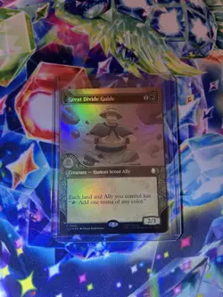 MTG Magic The Gathering Avatar Borderless Showcase FOIL Rare Great Divide Guide - Image 1
