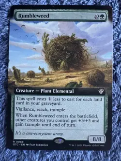 MTG. Rumbleweed. Borderless. Outlaws of Thunder Junction. Pack Fresh - Image 1