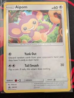 Pokemon 2019 TCG Sun & Moon Promo Lot Of 3 SM199 Psyduck 212 Gyarados 244 Aipom - Image 4