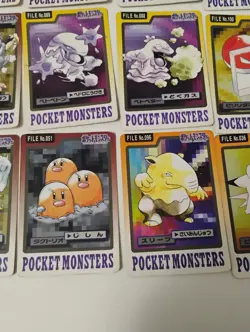 Pokemon Japanese 1997 Pocket Monster Carddass File Bandai Collection Binder Lot - Image 3