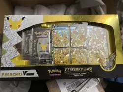 Pokemon Celebrations 25th Anniversary Pikachu V-union Premium Playmat Collection - Image 1