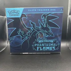 Pokemon Mega Evolution Phantasmal Flames Elite Trainer Box ETB Sealed - Image 1