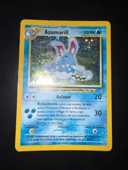 Carta Pokemon Azumarill 2/111 Set Neo Genesis Condizione Light Played ITA - Image 1