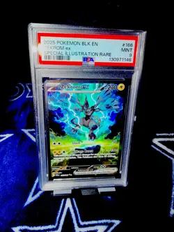 2025 POKEMON BLK EN-BLACK BOLT #166 ZEKROM EX SPECIAL ILLUSTRATION RARE PSA 9 - Image 3