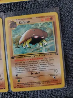 1999 Pokemon TCG Kabuto 1st Edition Fossil 50/62 NM WOTC - 7 Copies - Image 3