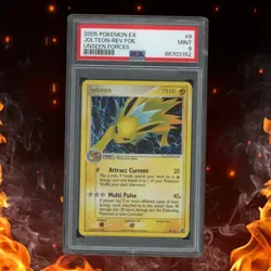 Pokemon EX Unseen Forces JOLTEON 8/115 Reverse Foil PSA 9 - Image 1