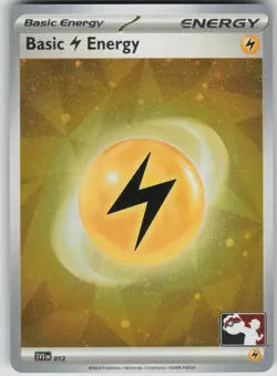 Pokemon TCG Basic Lightning Energy - (Cosmos Holo) Common Prize Pack Series Car - Image 1