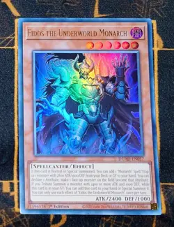 YUGIOH Eidos the Underworld Monarch (DUAD-EN017) Ultra Rare 1st Edition NM - Image 1